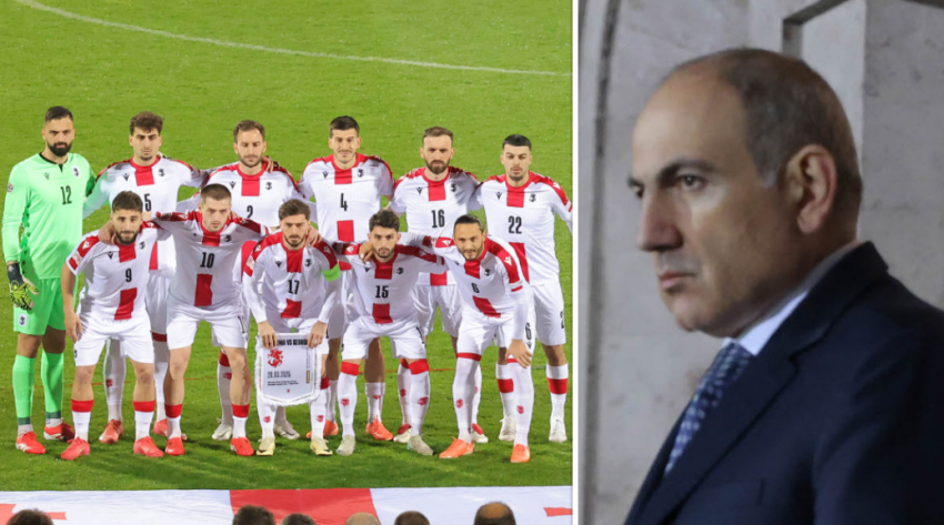 PHOTO: სომხეთის პრემიერ-მინისტრის რეაქცია საქართველოს ნაკრების გამარჯვებაზე