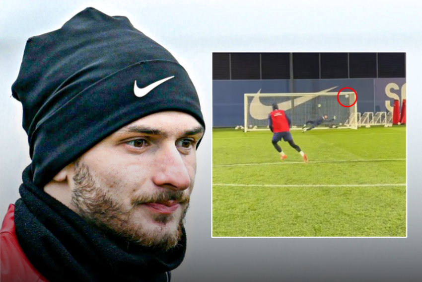 VIDEO: გახვრიტა! - ხვიჩა კვარაცხელიას შედევრი პსჟ-ს ვარჯიშზე