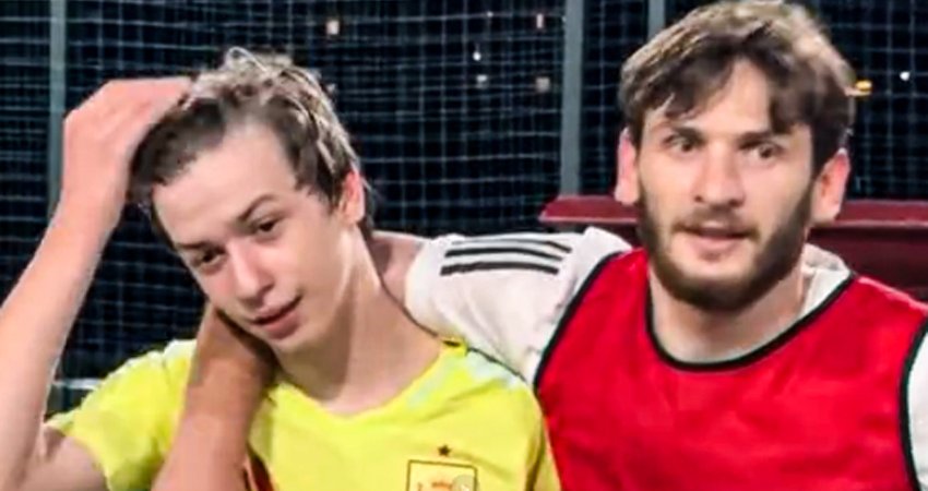 "შეიძლება ნაკრებში ერთადაც ვითამაშოთ?" - რა თქვა ხვიჩამ თავის პატარა ძმაზე, თორნიკეზე "შეიძლება ნაკრებში ერთადაც ვითამაშოთ?" - რა თქვა ხვიჩამ თავის პატარა ძმაზე, თორნიკეზე