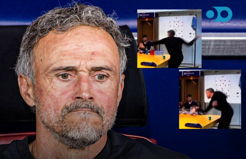 VIDEO: როცა გაბრაზებულმა ლუის ენრიკემ გასახდელში ნივთები დალეწა